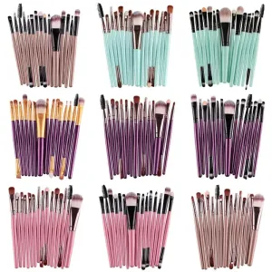 15 Pieces Brush Makeup Kit