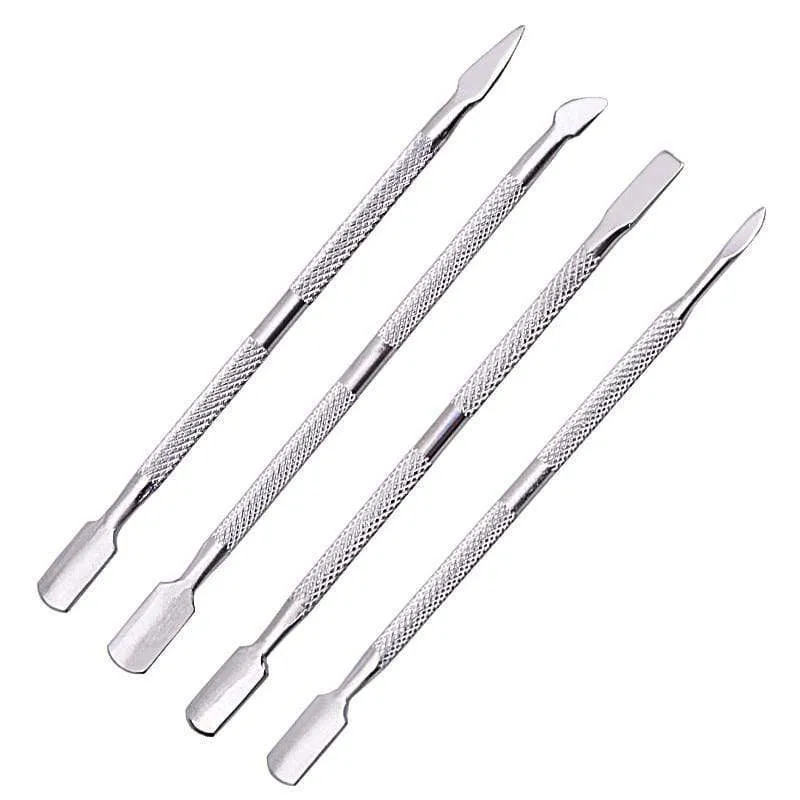 1Pcs Stainless Steel Double Head Cuticle Pusher for Manicure 2021 Tools for Nails Art Non-Slip Nail Cuticle Remover Accessories