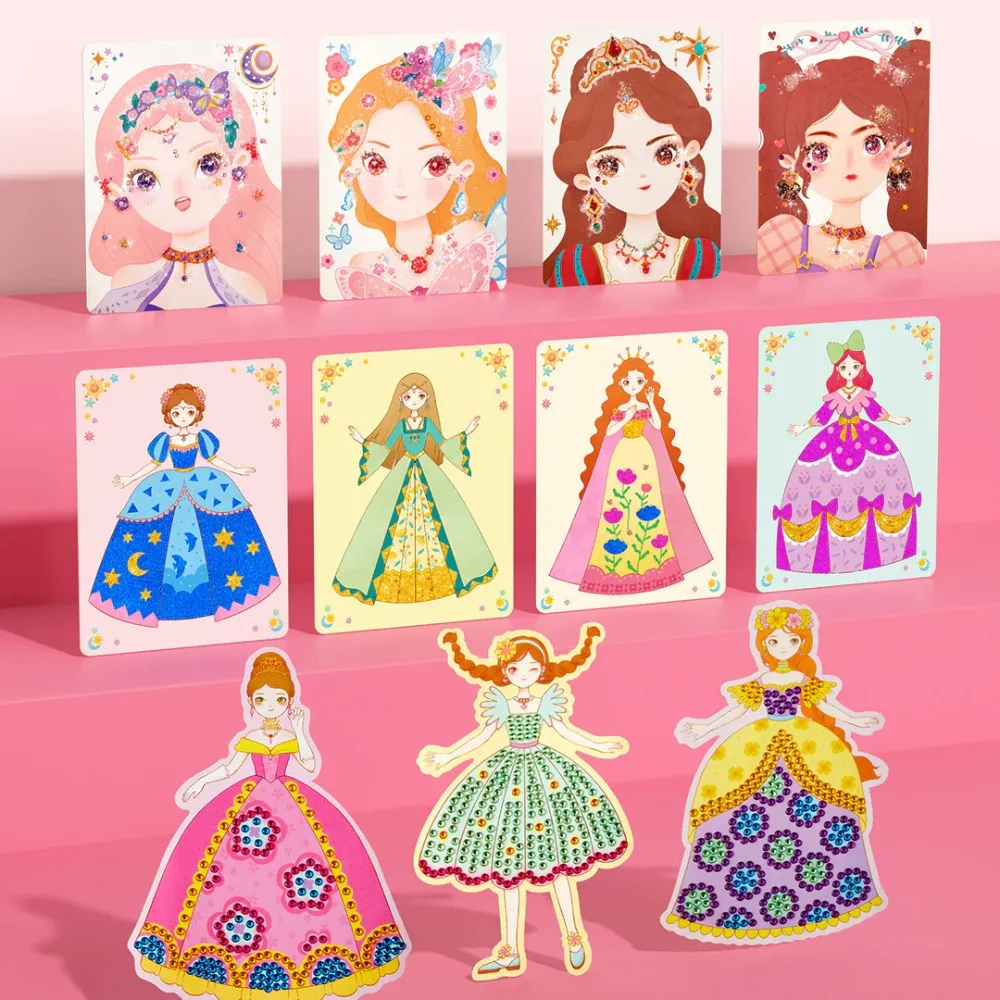 3 In 1 Dress Up Game Set: Princess Makeup Kit