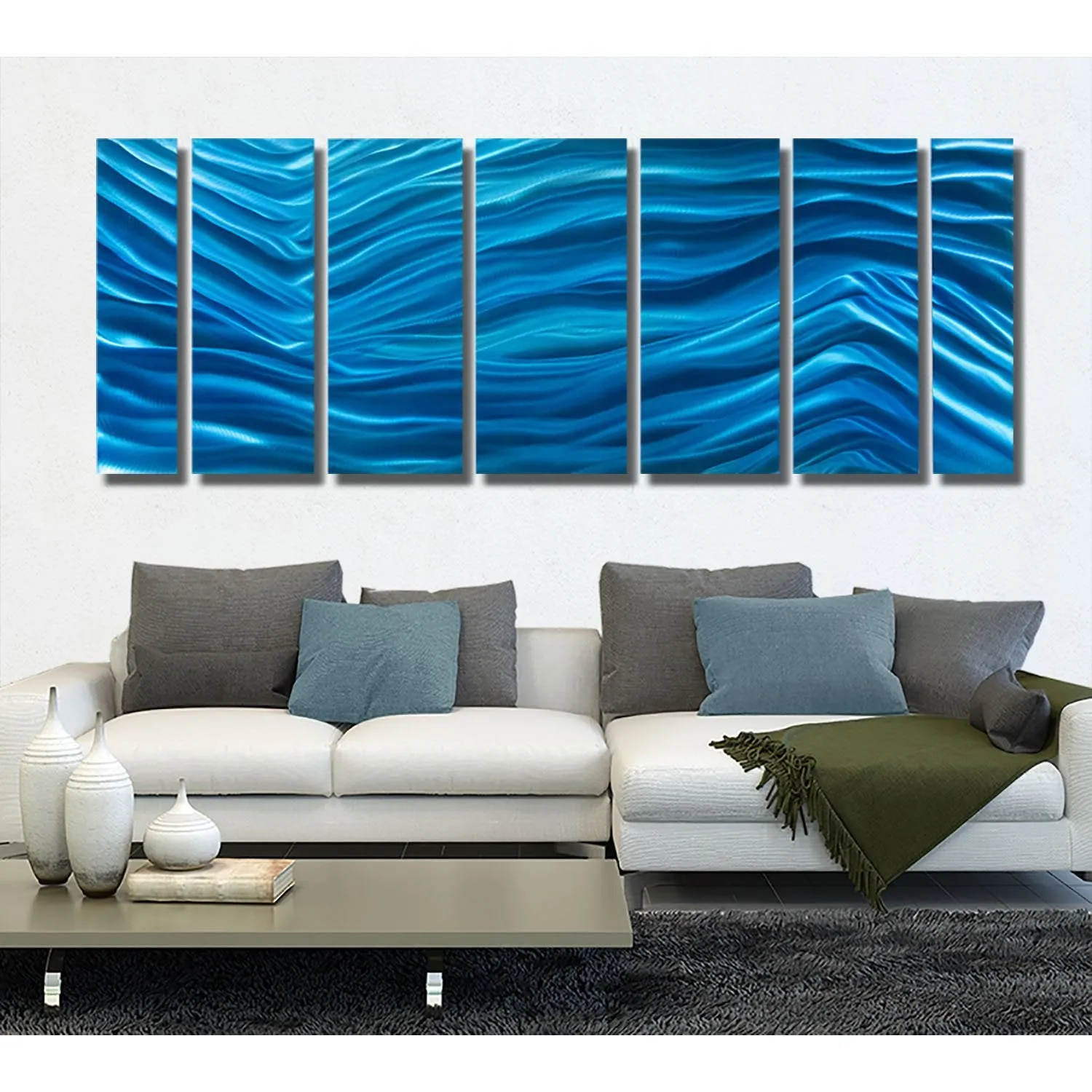 Aqua Blue Wave II