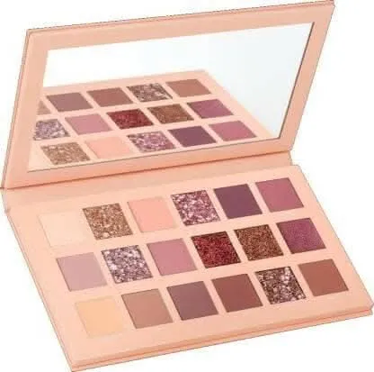 Bingeable High Pigmentation Nude Edition Eye Shadow Palette with ES-01 (Rose Gold) Party Makeup Eye Shadow Palette (Multicolor, Nude)