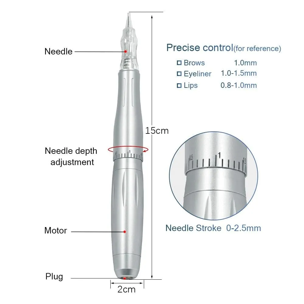 BMX Permanent Makeup Machine Dermografo Micropigmentacion Device PMU Machine for Eyebrow Lip Tattoo Pen Kit P300