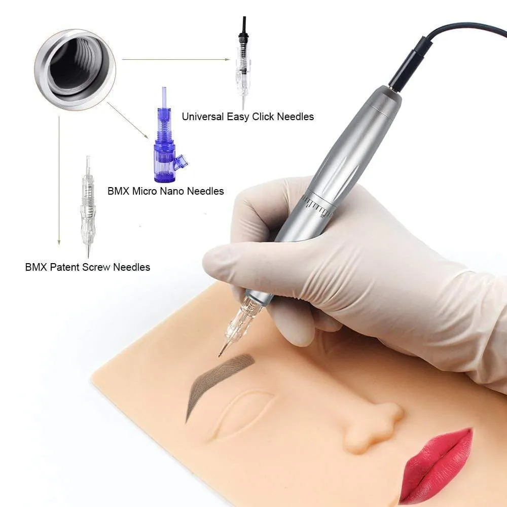 BMX Permanent Makeup Machine Dermografo Micropigmentacion Device PMU Machine for Eyebrow Lip Tattoo Pen Kit P300