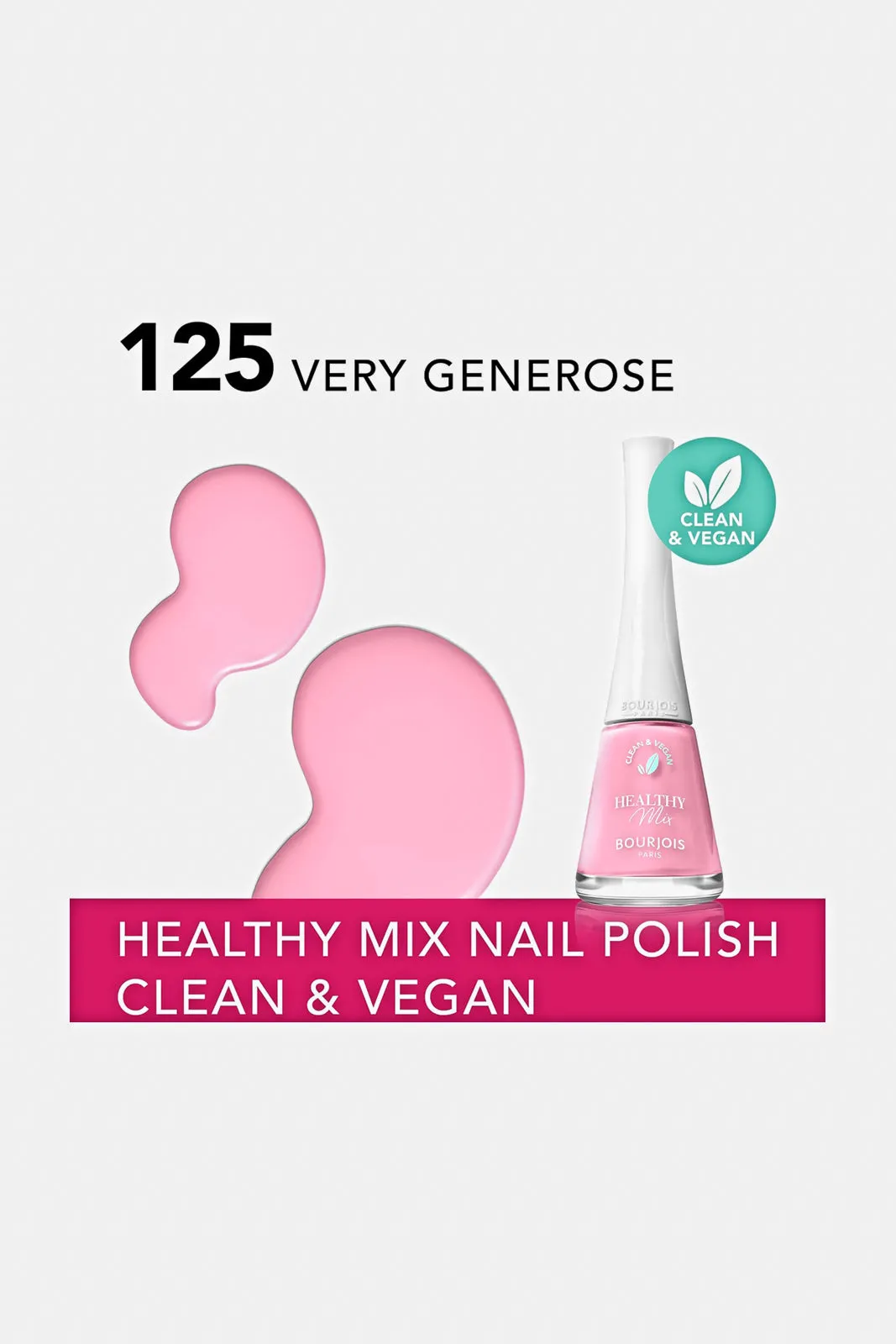 Bourjois Healthy Mix Clean Nail Polish Colour 125- Very Generose