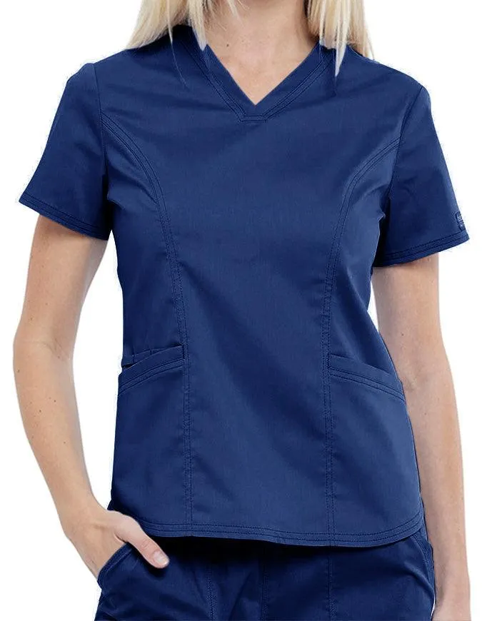 Cherokee Workwear Revolution Women's V-Neck Top