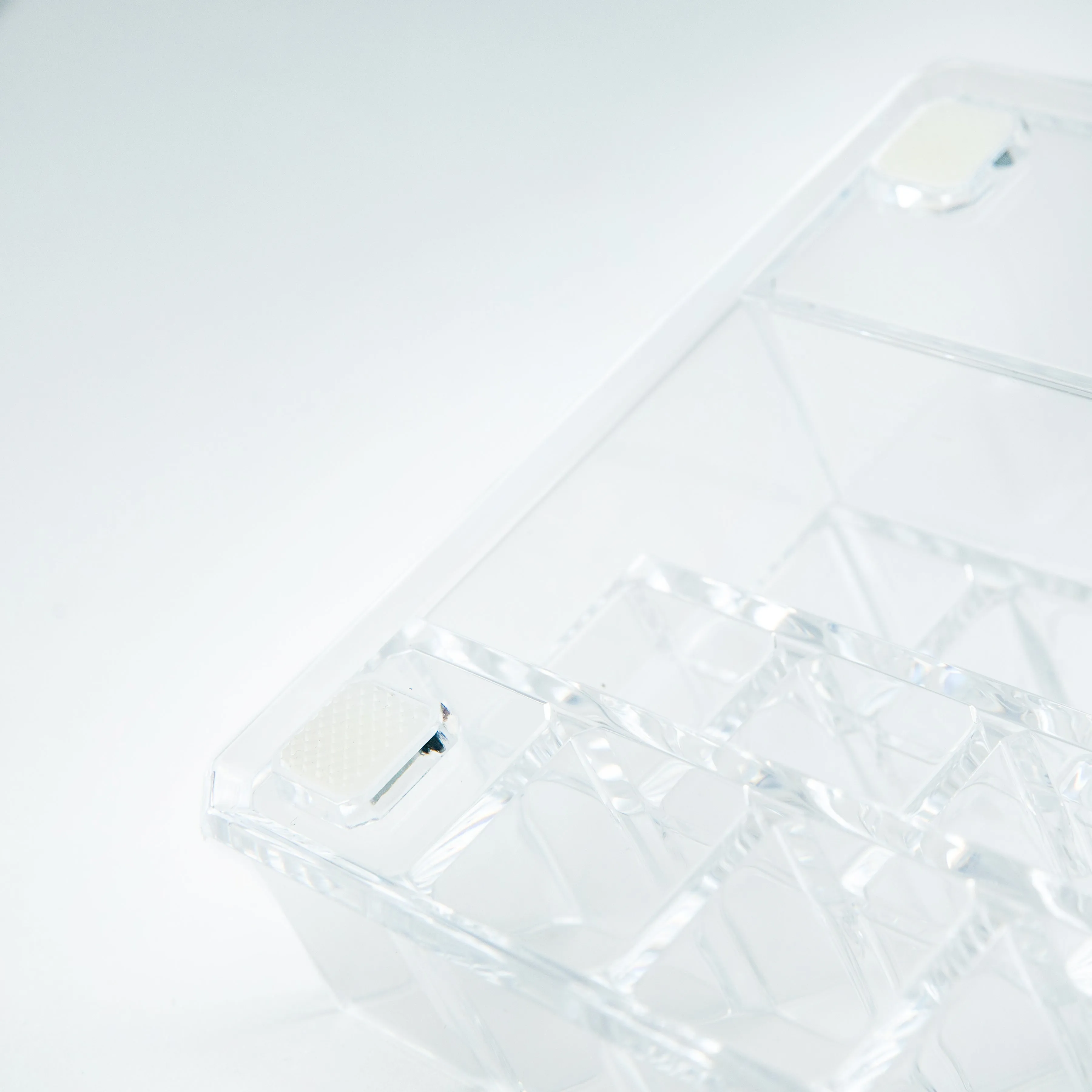 Clear Large Multi-Slots Cosmetic Organizer