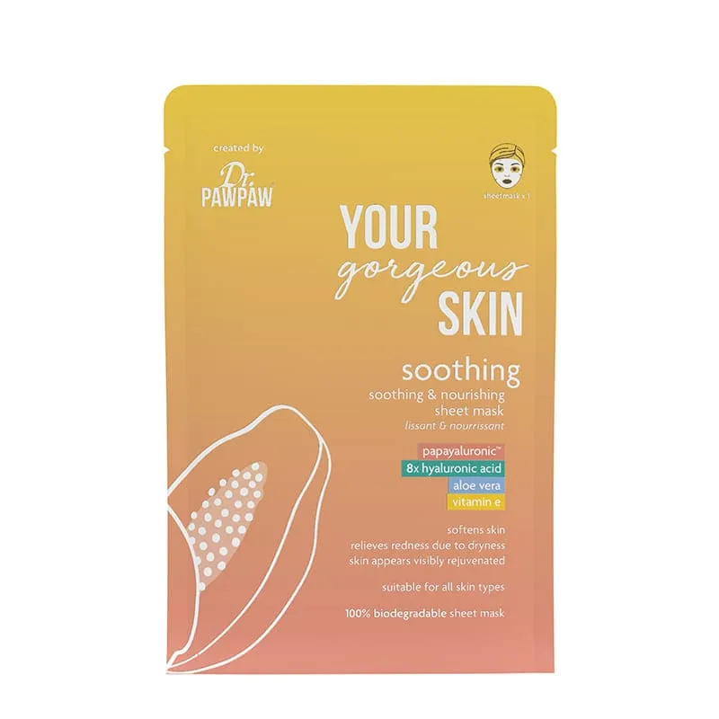 Dr Paw Paw Your Gorgeous Skin Soothing Sheet Mask