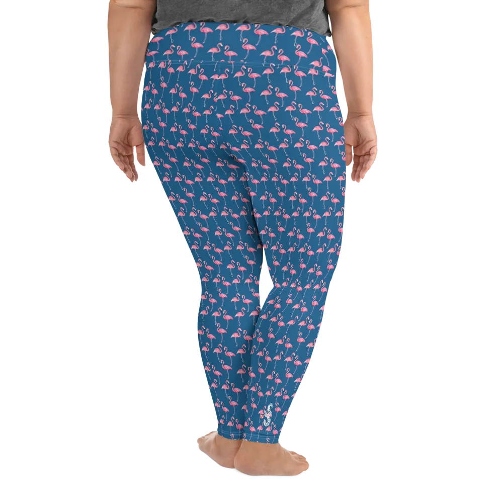 Flamingo Plus Size Leggings (Warehouse)