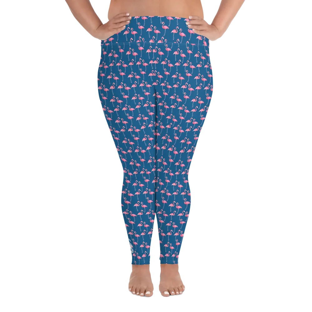 Flamingo Plus Size Leggings (Warehouse)