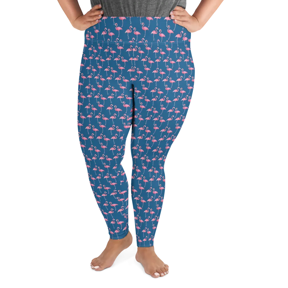 Flamingo Plus Size Leggings (Warehouse)