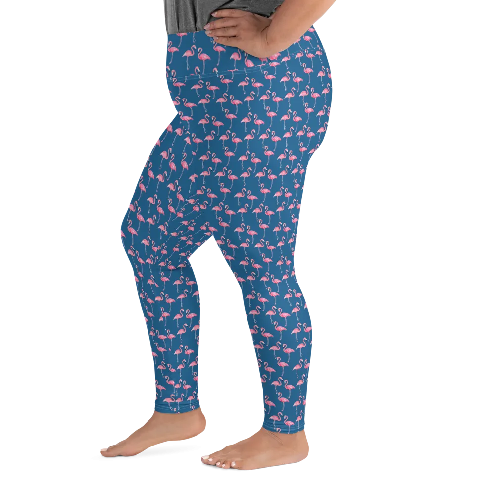 Flamingo Plus Size Leggings (Warehouse)