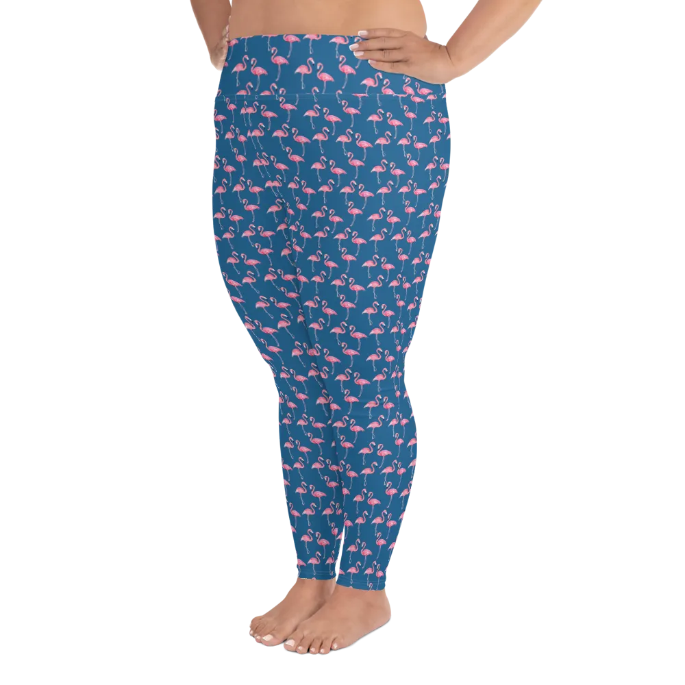 Flamingo Plus Size Leggings (Warehouse)