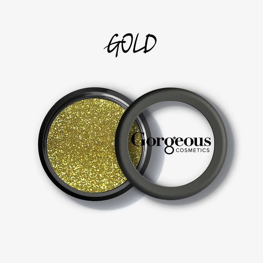 Gorgeous Eye Glitter - Gold Colour Flash