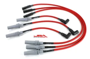 JBA Ignition Wires Set (Red): Jeep Wrangler 3.8L V6 2007 - 2011