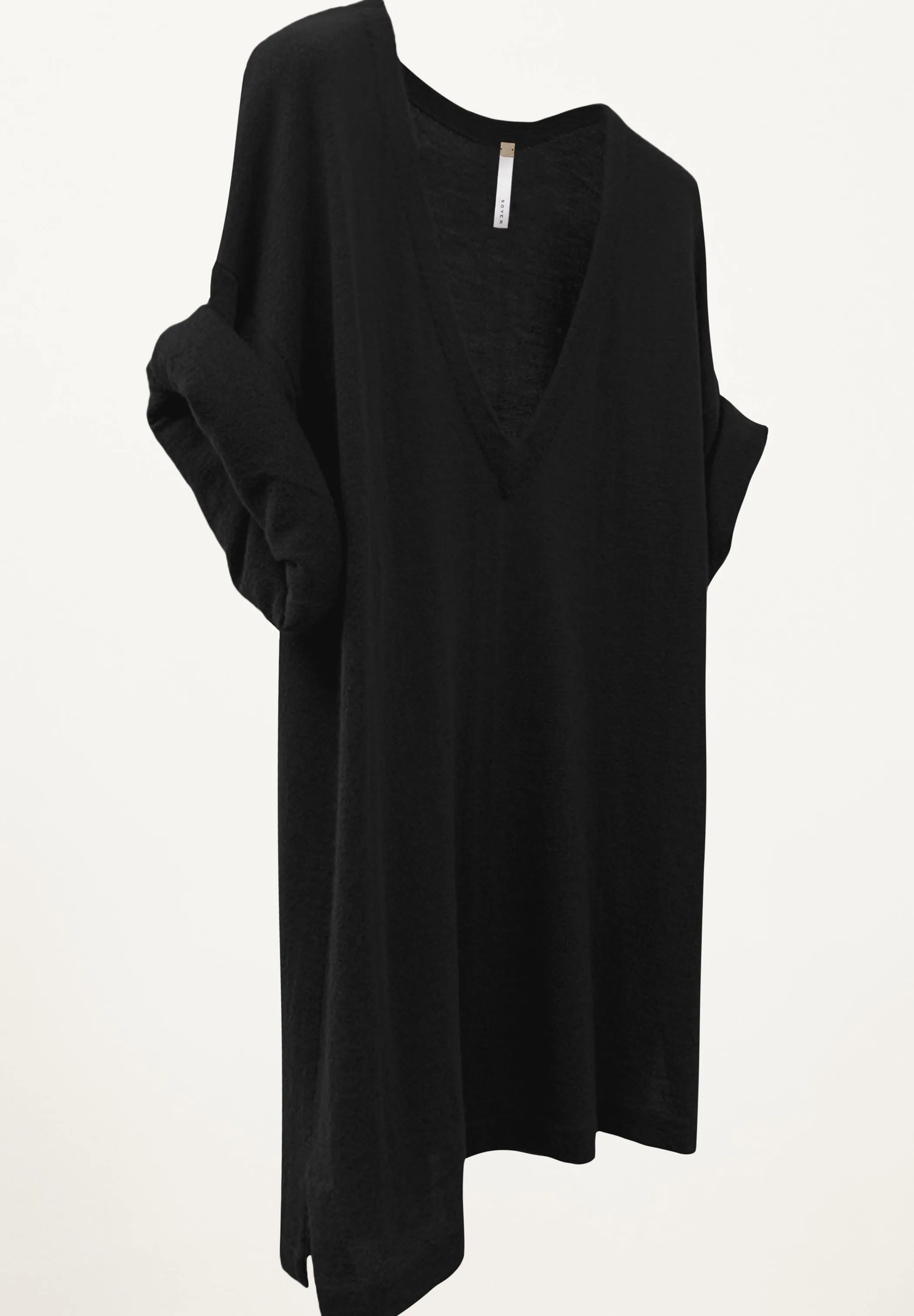 Jeana Cashmere V Neck in Black