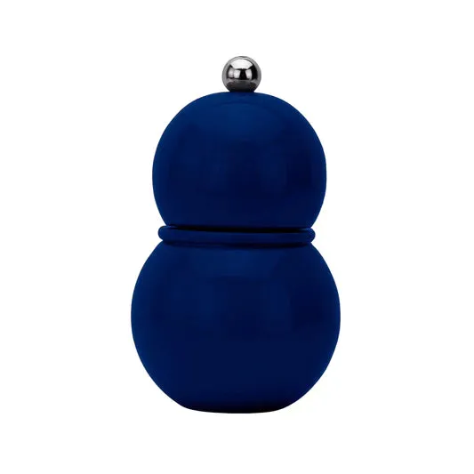 Lacquer Chubbie Bobbin Salt or Pepper Mill Grinder - (five colors)