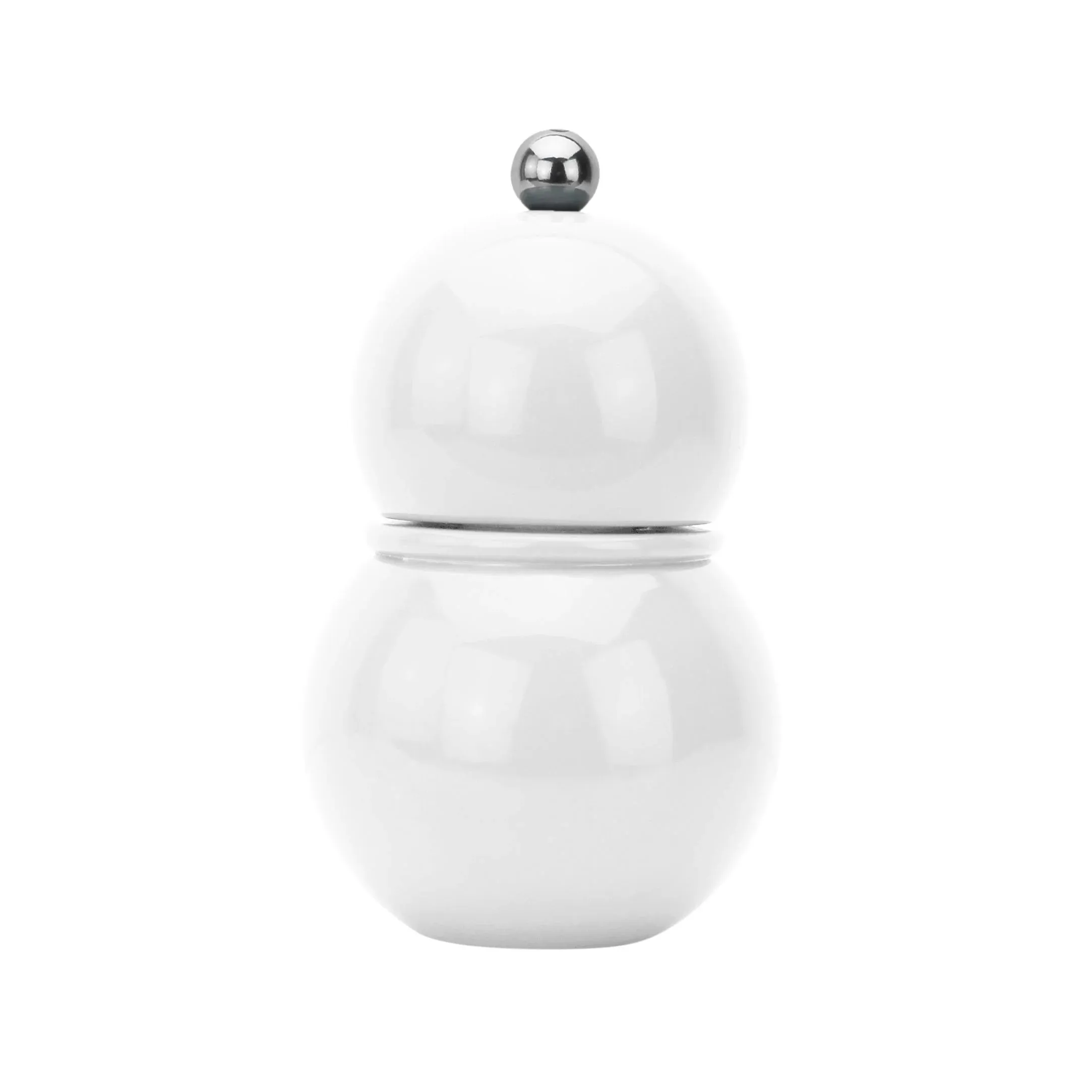 Lacquer Chubbie Bobbin Salt or Pepper Mill Grinder - (five colors)