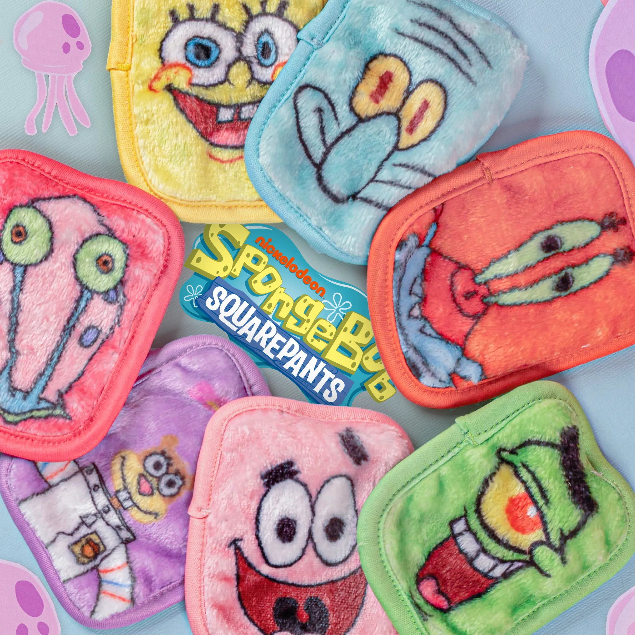 MakeUp Eraser - 7 Day Set - Sponge Bob