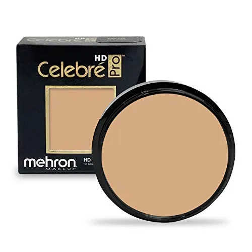 Mehron Makeup Celebre Pro-HD Cream Face & Body Makeup (.9 oz) (MEDUIM DARK 0)