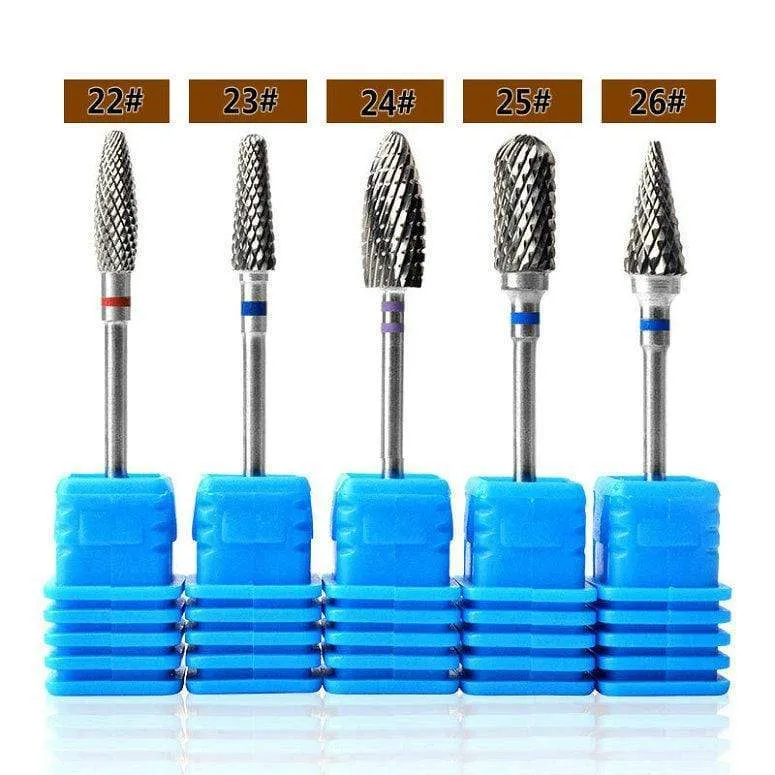 Milling Cutter For Manicure carbide Nail Drill Bits Manicure Machine Accessories Rotary Electric Nail Files  Nail Art Tools