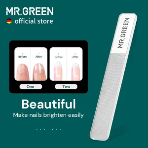 Nano Glass Nail Files Professional Polishing Manicure Art Tool  Washable make nails brighten easily like nail polish