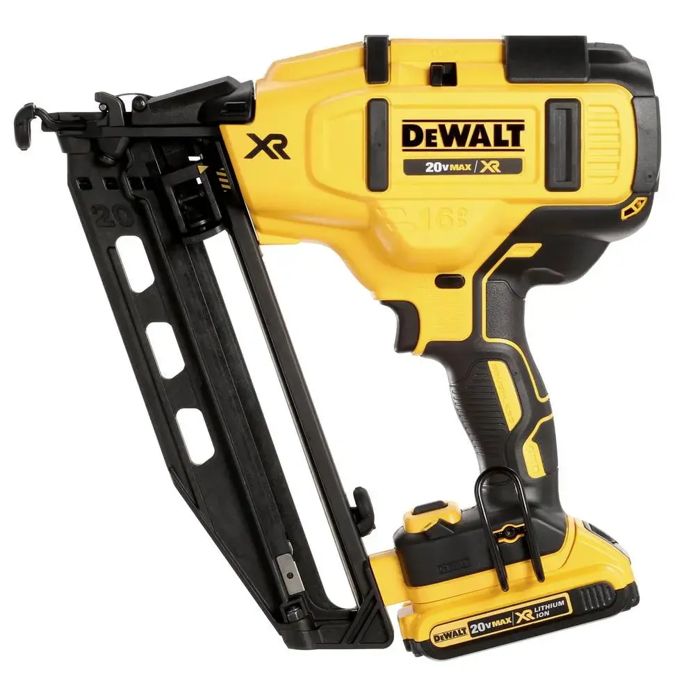 Open Box -  DEWALT DCN660D1 Cordless 20-Volt Max 16-Gauge Angled Finish Nailer Kit