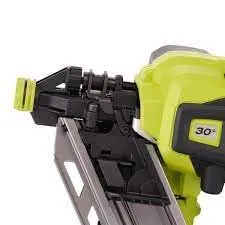 Open Box -  RYOBI ONE  HP 18V Brushless Cordless AirStrike 30° Framing Nailer (Tool Only)